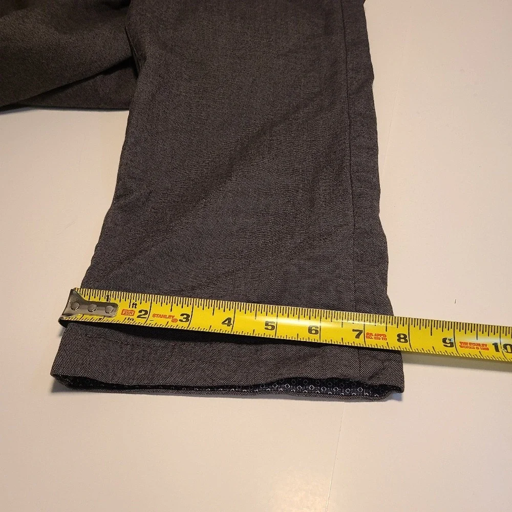 Ted Baker London Mens Slim Fit Chino Pants Charcoal Grey Textured 36R